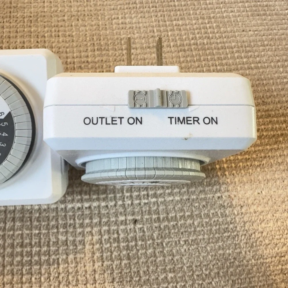 Litesun LTS-T19 24 Hour Timer 2 Plugs‎ Indoor Pack Of 2